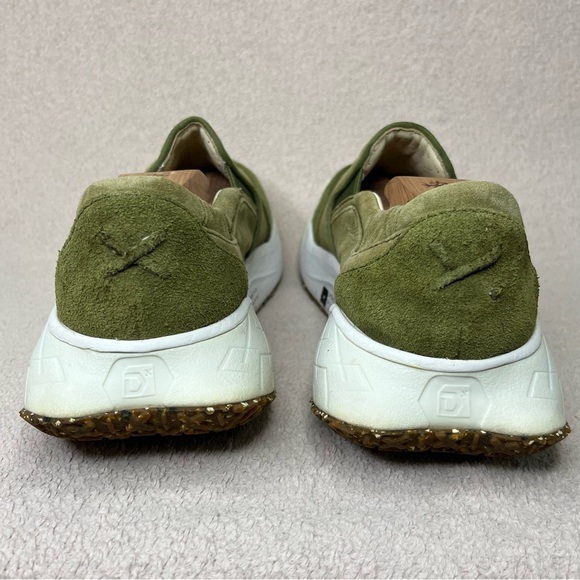 Deckers X Lab X-Scape Coupe Suede Slip On Sneakers-Green-Mens 10-Casual-Designer - Picture 10 of 12